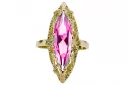 Ring Vintage Amethyst 14 Karat Gelbgold vrc005y